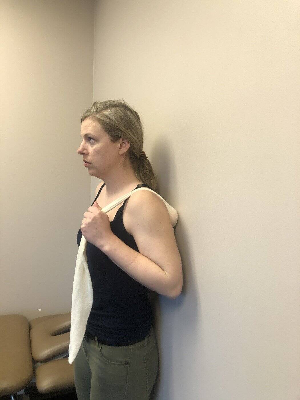Trigger point therapy for shoulder knots and pain relief.